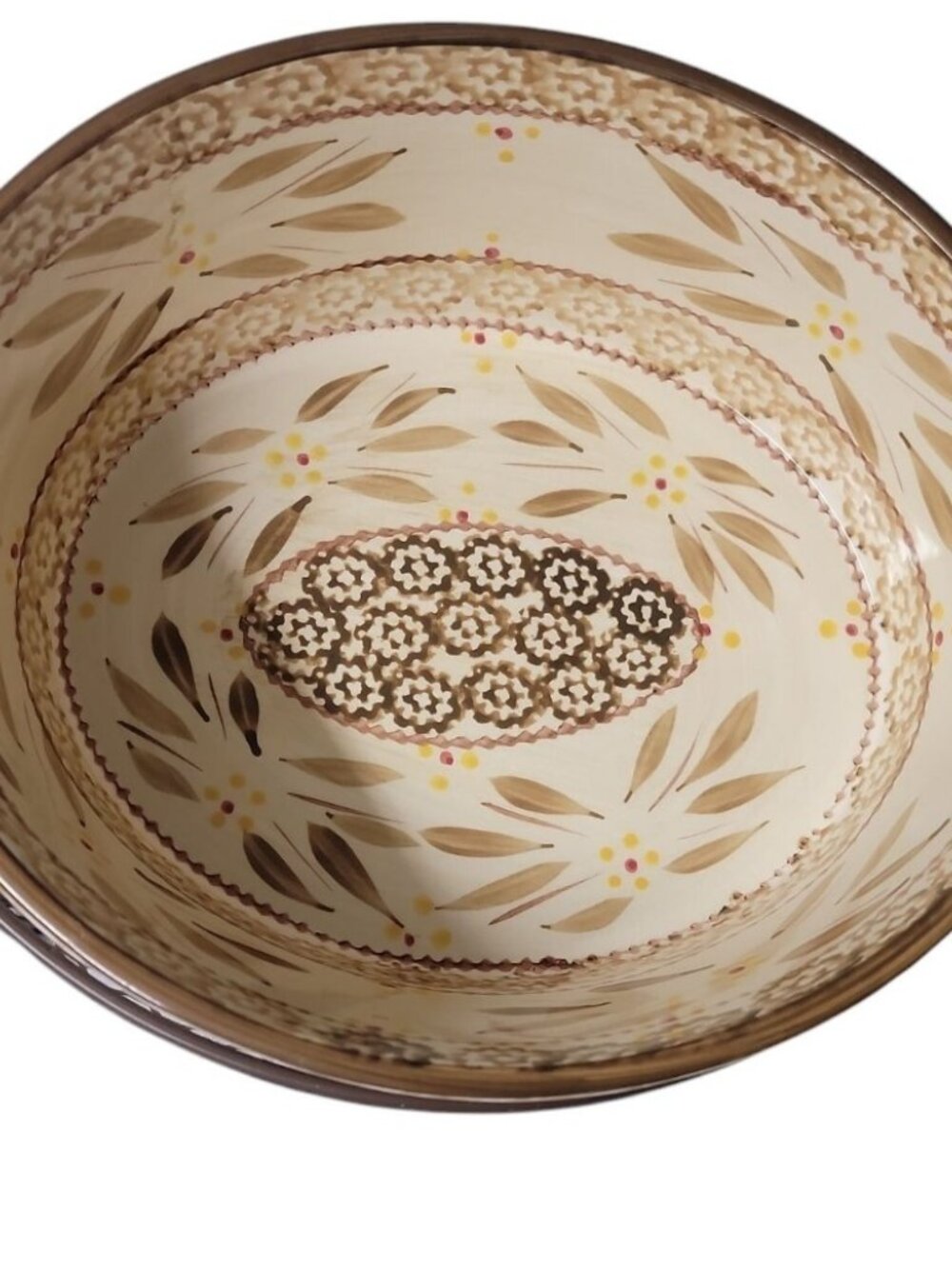 Temptations By Tara Old World Baking Dish Brown Hen w/Lid & Rack 2.5qt KFI722033 - Picture 13 of 16